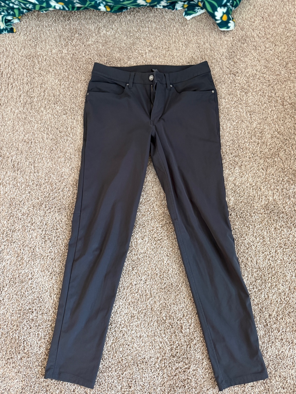 Lululemon Men's Dark Navy 5 Pocket Pants